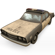 old police car